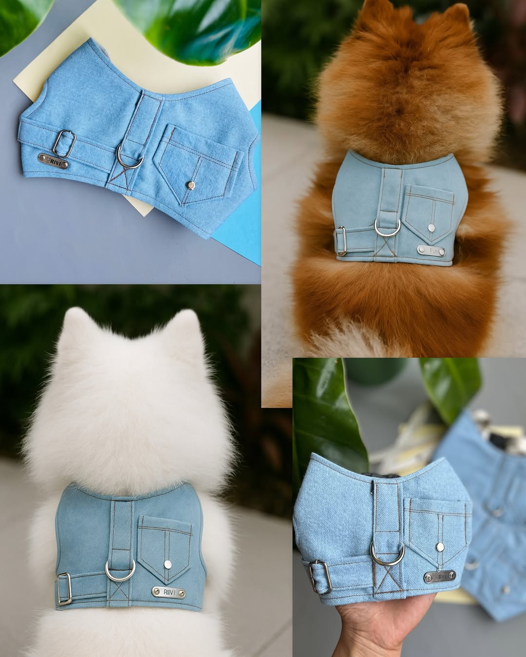 قلاده لباسی جین دخترانه و پسرانه